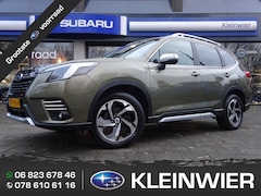 Subaru Forester - 2.0i e-BOXER 150pk CVT Premium | ZWART LEDER | PANO | NAVI | SRS | 5 JAAR FABRIEKS GARANTI