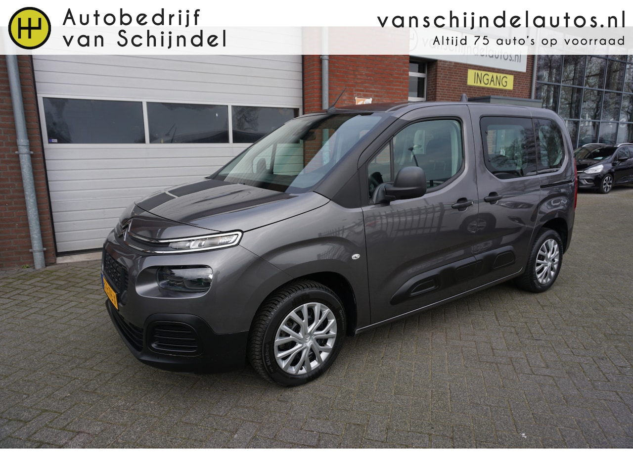 Citroën Berlingo - 1.2 PURETECH MULTISPACE 5 PERSOONS AIRCO CRUISECONTROL BLUETOOTH RIJSTROOKSENSOR 2X SCHUIF - AutoWereld.nl