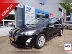 Ford Focus Wagon - 125pk EcoBoost Titanium Navi Climat Privacy Glass Parkeersensoren Dealeronderhouden