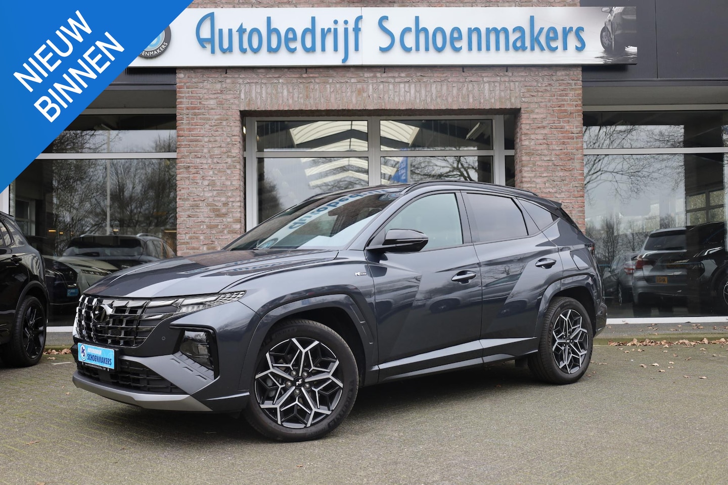 Hyundai Tucson - 1.6 T-GDI HEV N Line SUEDE/LEDER 4xSTOELVERW. 19"LMV 2xPDC CAMERA NAVI KEYLESS ELEKTR.A.KL - AutoWereld.nl