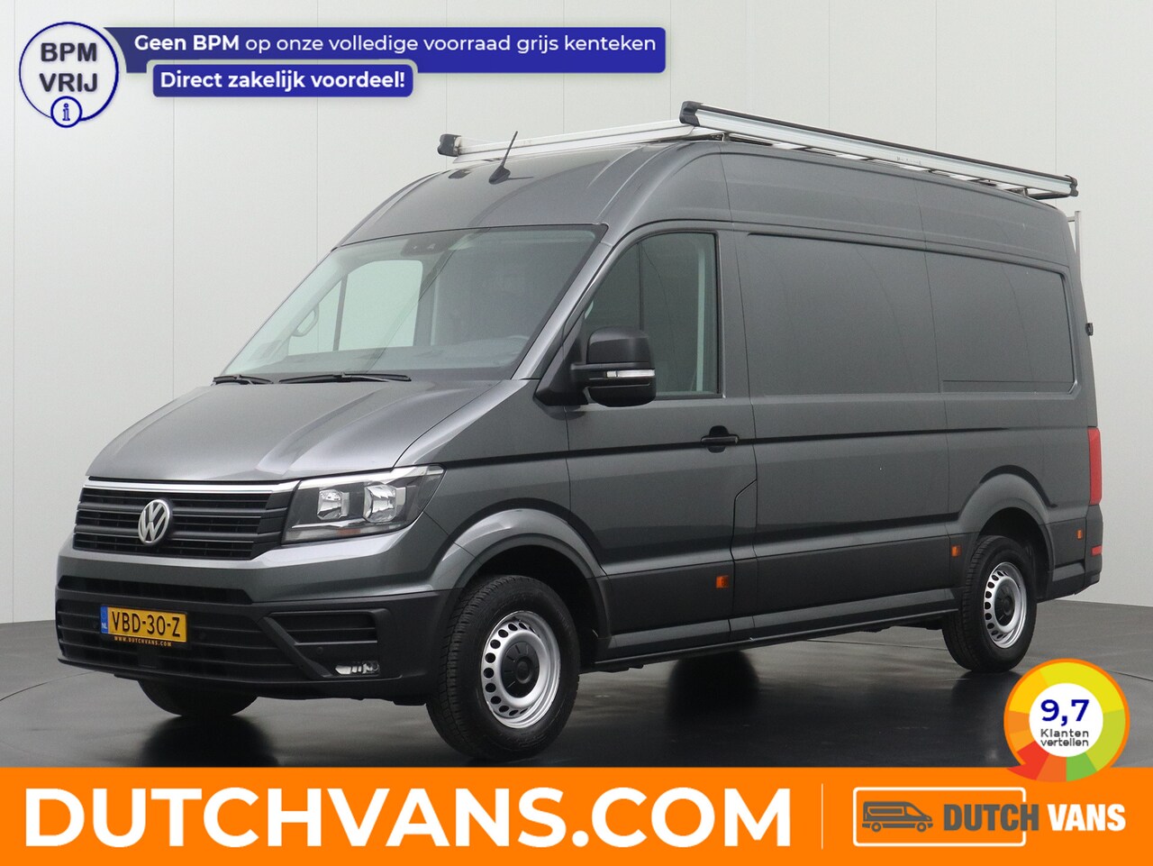 Volkswagen Crafter - 2.0TDI L3H3 Highline | Imperiaal | Trekhaak | Navigatie | Camera | Airco | Cruise | Betimm - AutoWereld.nl