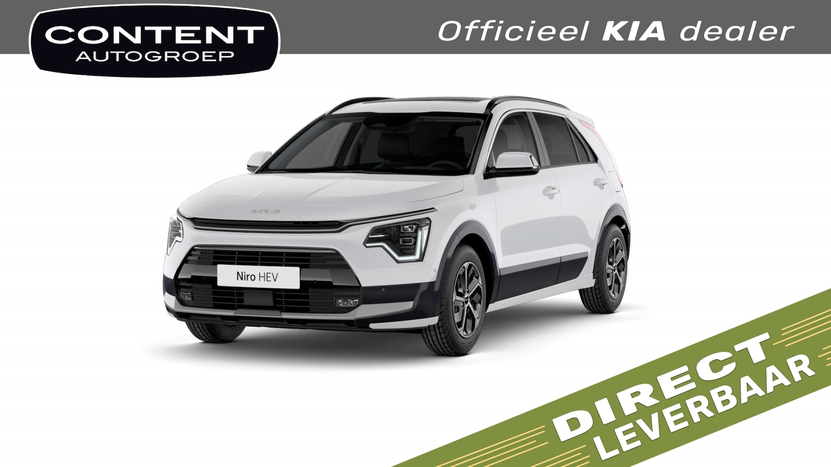 Kia Niro - 1.6 GDi Hybrid 129pk DCT6 DynamicLine DIRECT LEVERBAAR - AutoWereld.nl