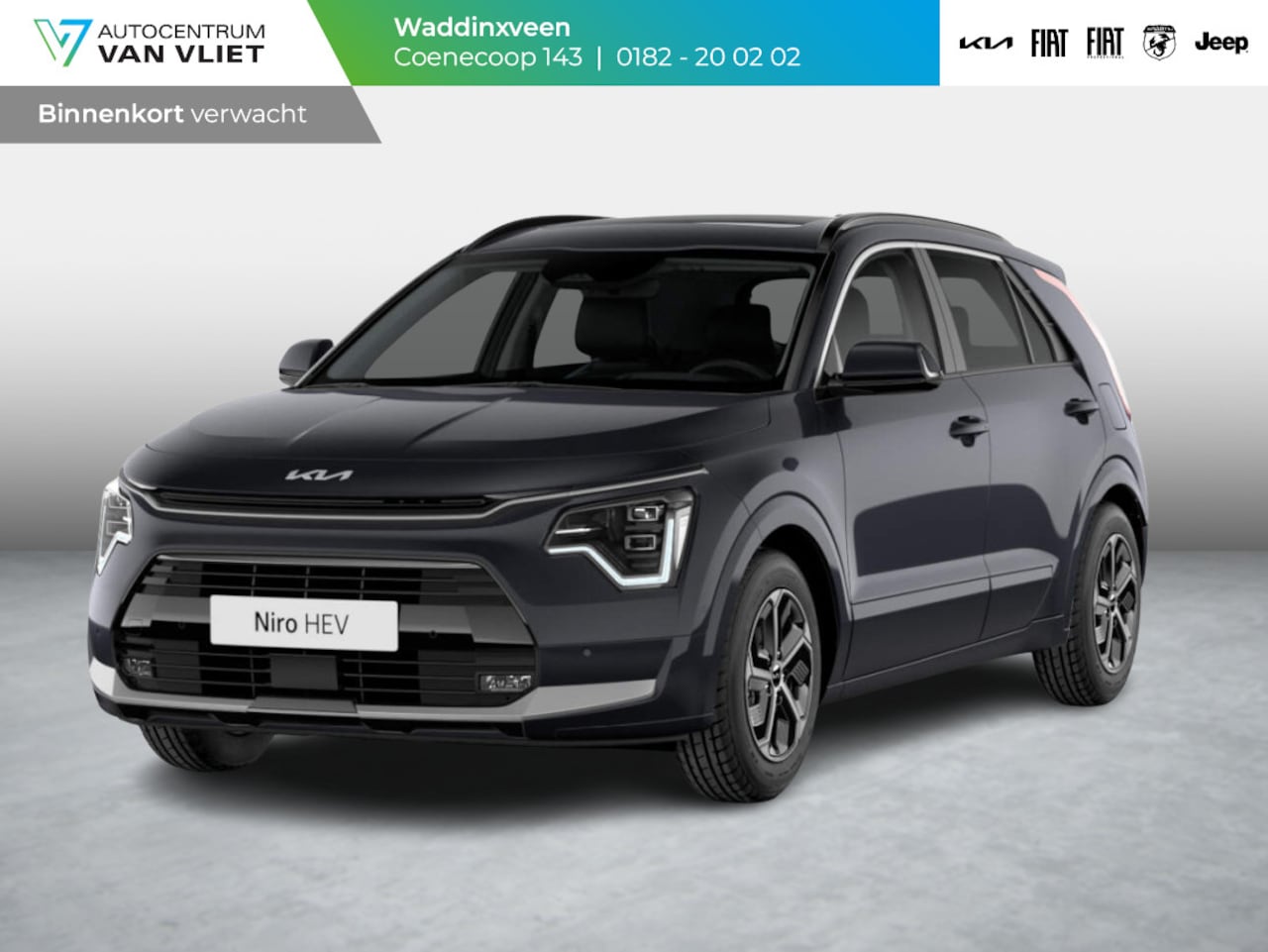 Kia Niro - 1.6 GDi Hybrid DynamicLine | Levering Maart | Clima | Camera | Apple Carplay | Navi | Adap - AutoWereld.nl