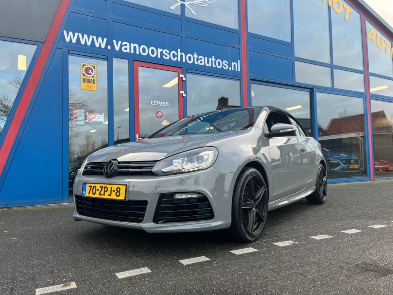 Volkswagen Golf - 1.4TSI DSG R-Line Cabrio Navi Leer Led Airco(ECC) - AutoWereld.nl