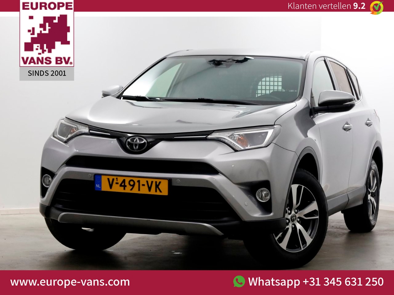 Toyota RAV4 - 2.0 VVT-i 150pk Benzine 4x4 Dynamic Van 2-Persoons 01-2019 - AutoWereld.nl