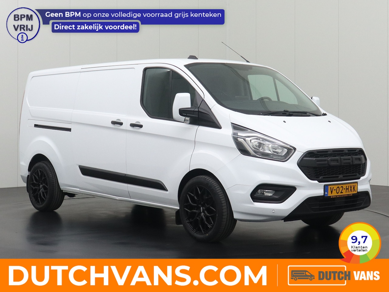 Ford Transit Custom - 2.0TDCI 130PK Lang Raptor | Led | Navigatie | Multimedia | 3-Persoons | Betimmering - AutoWereld.nl