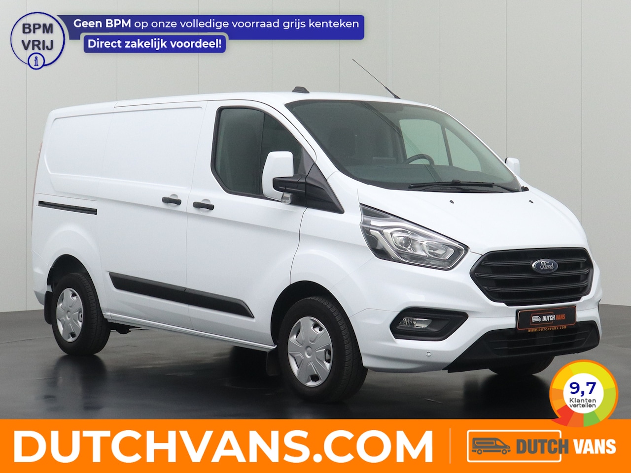 Ford Transit Custom - 2.0TDI Business Achterdeuren | Navigatie | Multimedia | 3-Persoons | Betimmering - AutoWereld.nl