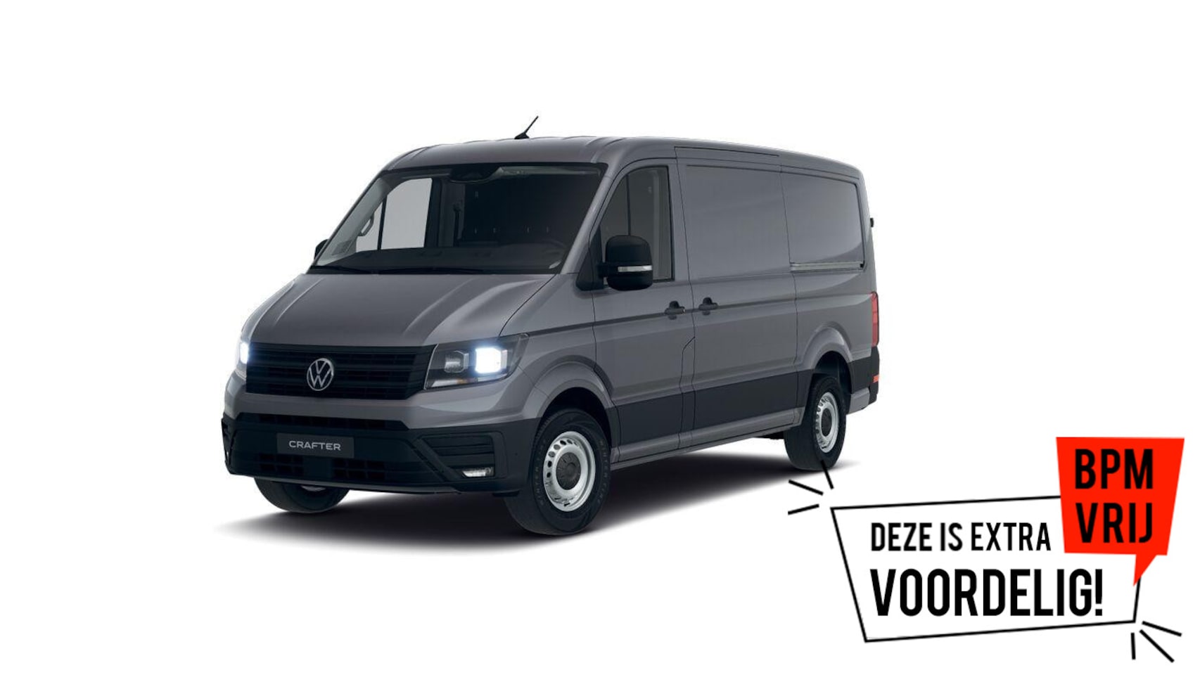 Volkswagen Crafter - Bedrijfswagens Highline L3H2 2.0 TDI 130 kW 177 pk 8 versn. Auto | BPM vrij | Bijrijdersba - AutoWereld.nl