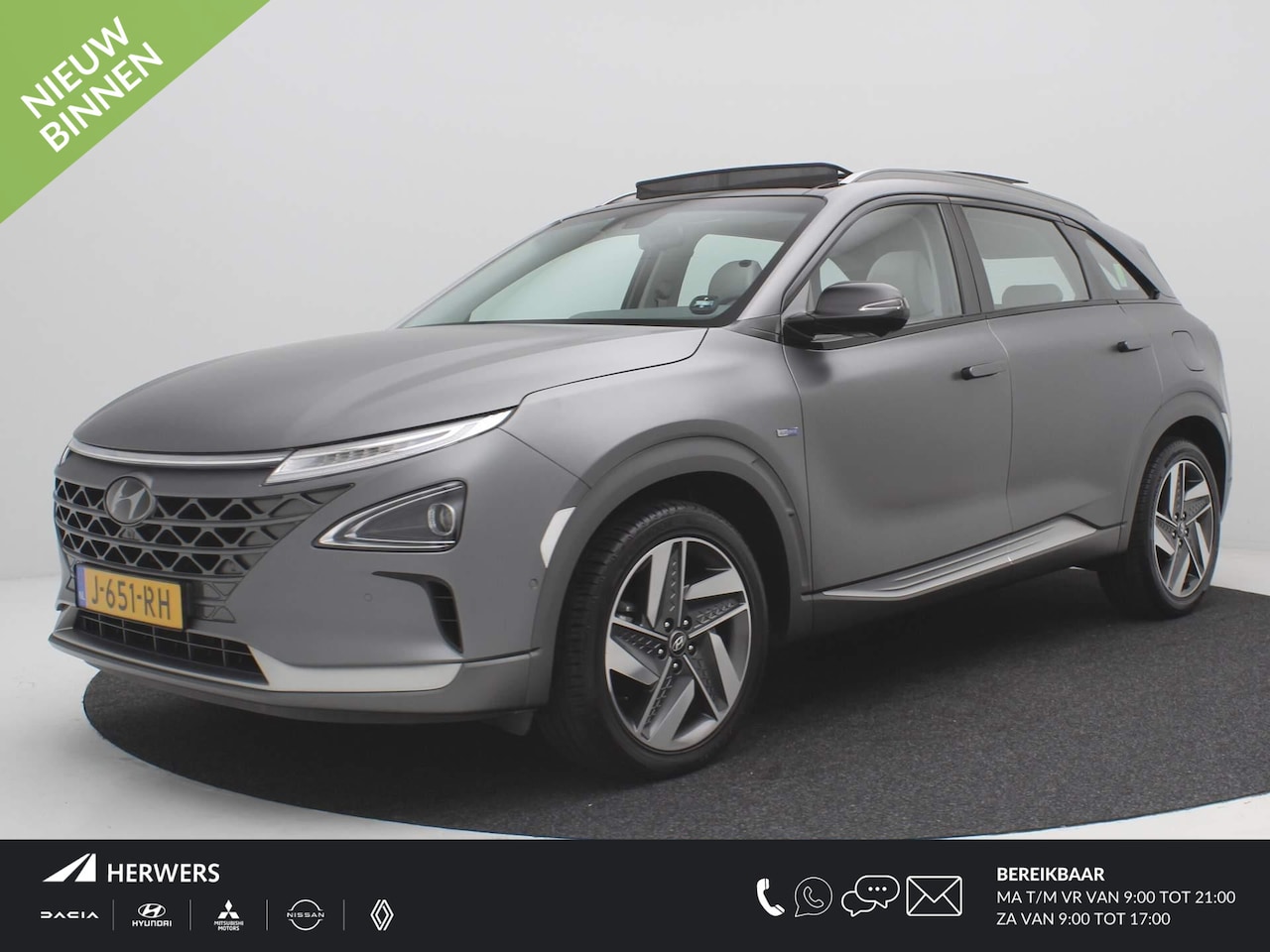 Hyundai NEXO - FCEV Plus Pack Waterstof Automaat / GROOT GLAZEN SCHUIF-KANTELDAK / WATERSTOF / ADAPTIVE C - AutoWereld.nl