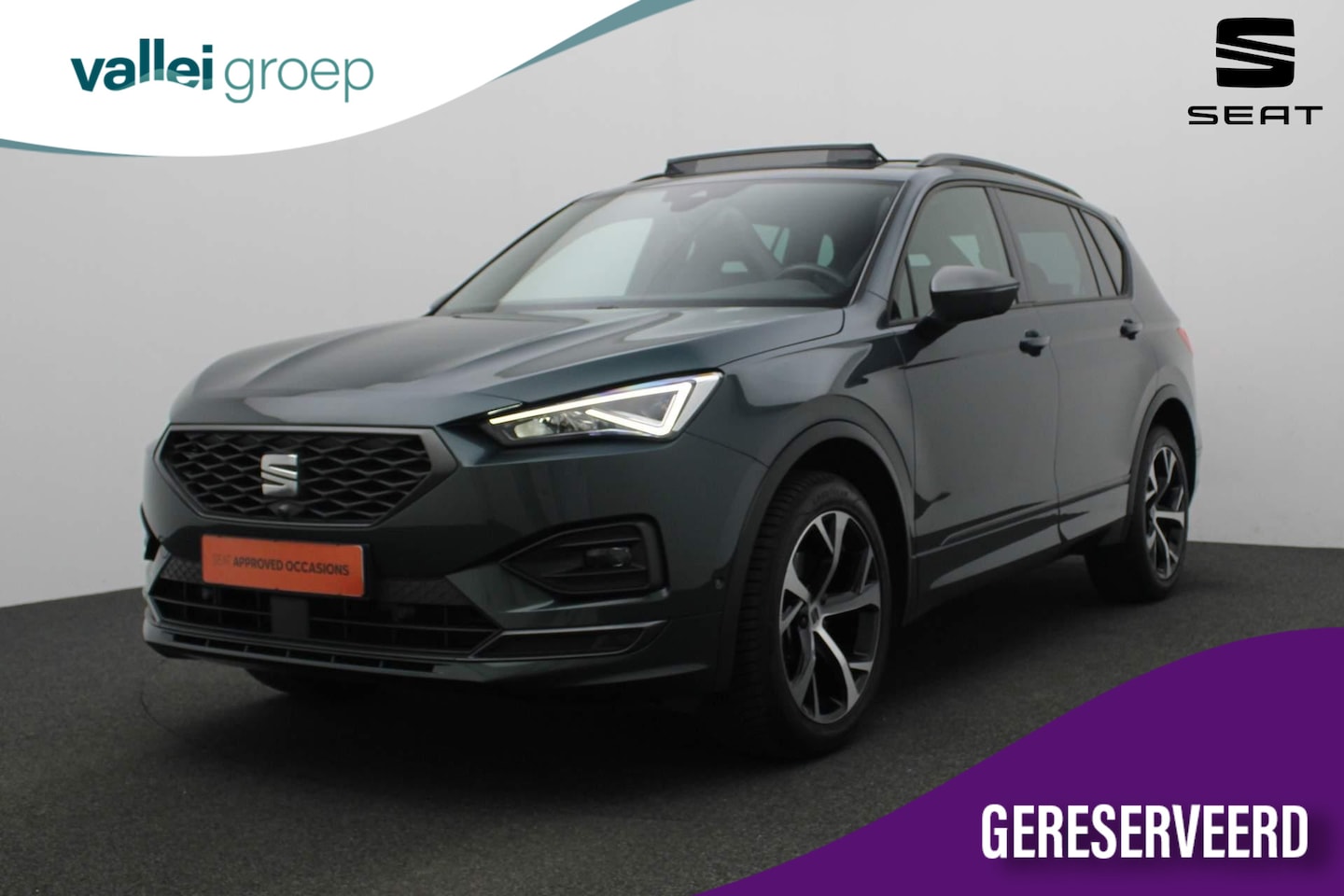 Seat Tarraco - 7 pers. 1.5 TSI 150PK DSG FR Business Intense | Pano | Keyless | 360 camera | Full LED | N - AutoWereld.nl