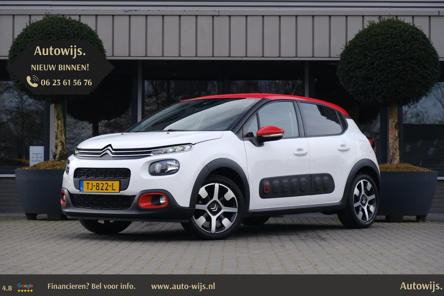 Citroën C3 - 1.2 PureTech S&S Shine|Trekhaak|Camera|NL AUTO - AutoWereld.nl