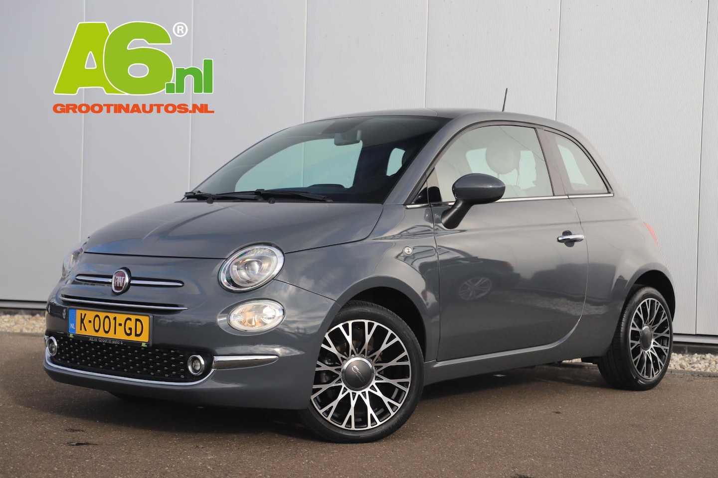 Fiat 500 - 1.0 Hybrid Star Panoramadak Half Leder Navigatie Clima Carplay 16 inch LMV Parkeersensor B - AutoWereld.nl