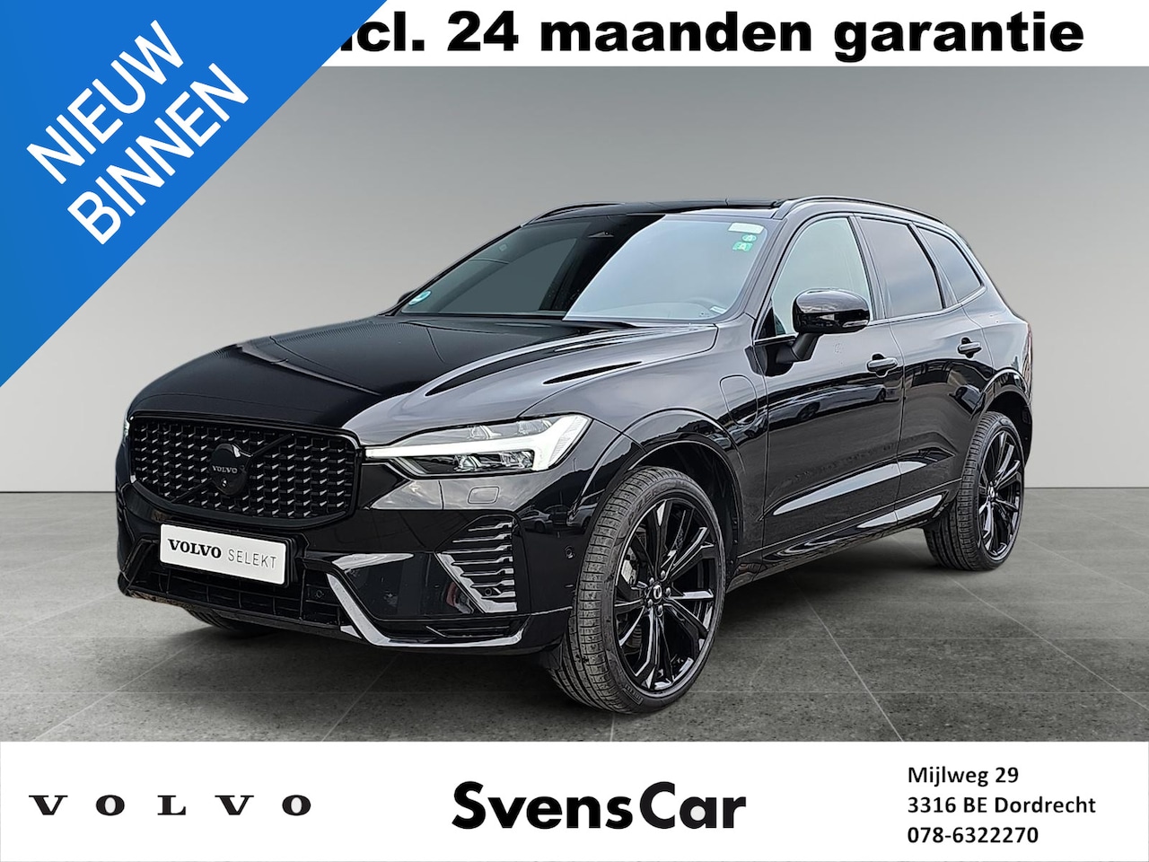 Volvo XC60 - 2.0 T8 Plug-in hybrid AWD Plus Black Edition | Trekhaak | Harman/Kardon Audio | Voorruitve - AutoWereld.nl