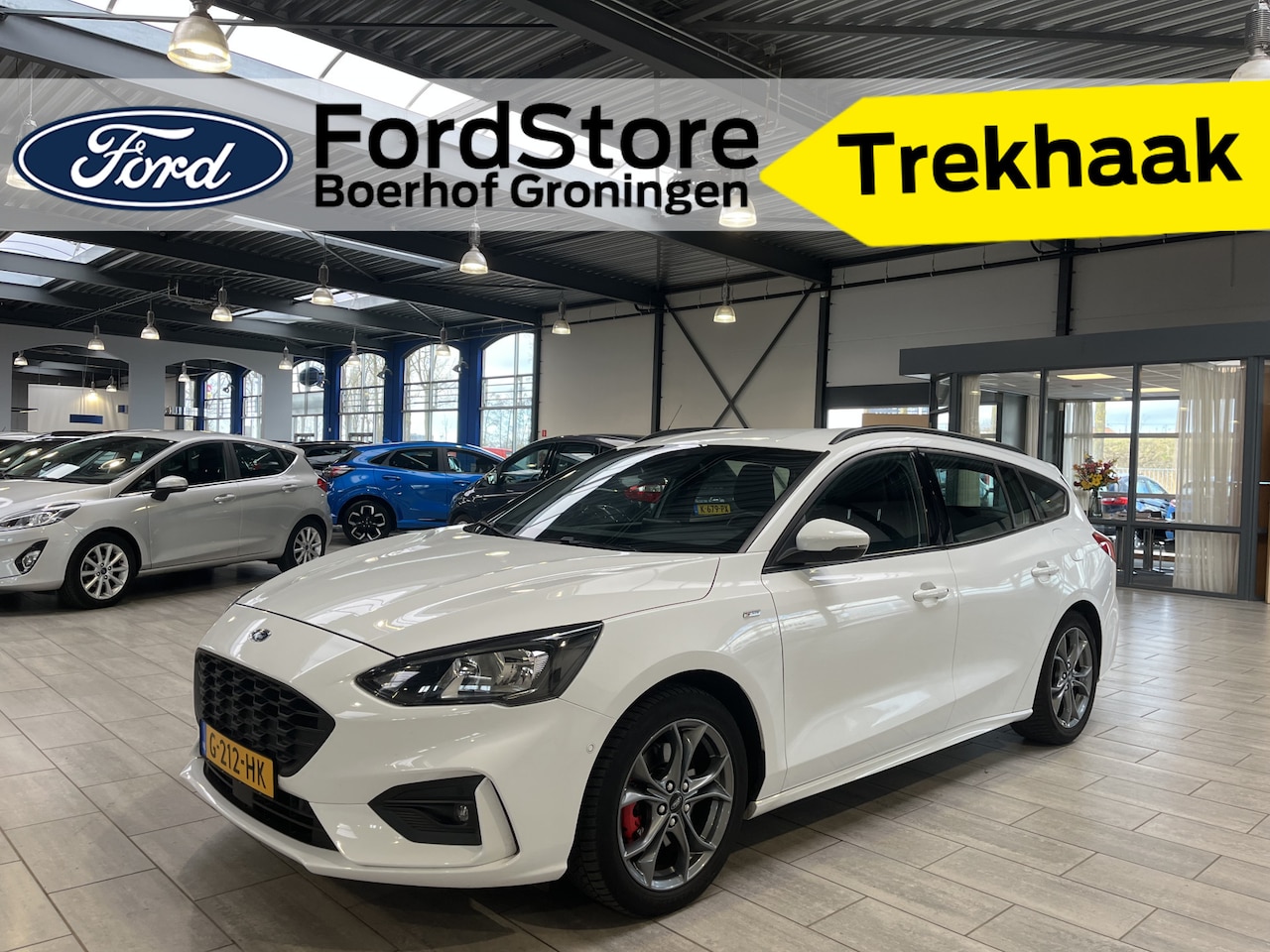 Ford Focus Wagon - EcoBoost 125 pk ST Line Business | Trekhaak | Winter pack | Adapt. cruise | BLIS | Camera - AutoWereld.nl