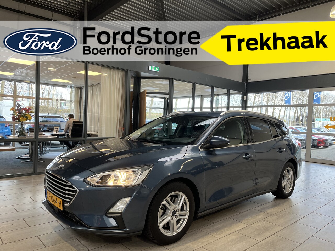 Ford Focus Wagon - EcoBoost Trend Edition Business | Trekhaak | Navi | Park. sens. V+A | LED | Apple/Android - AutoWereld.nl