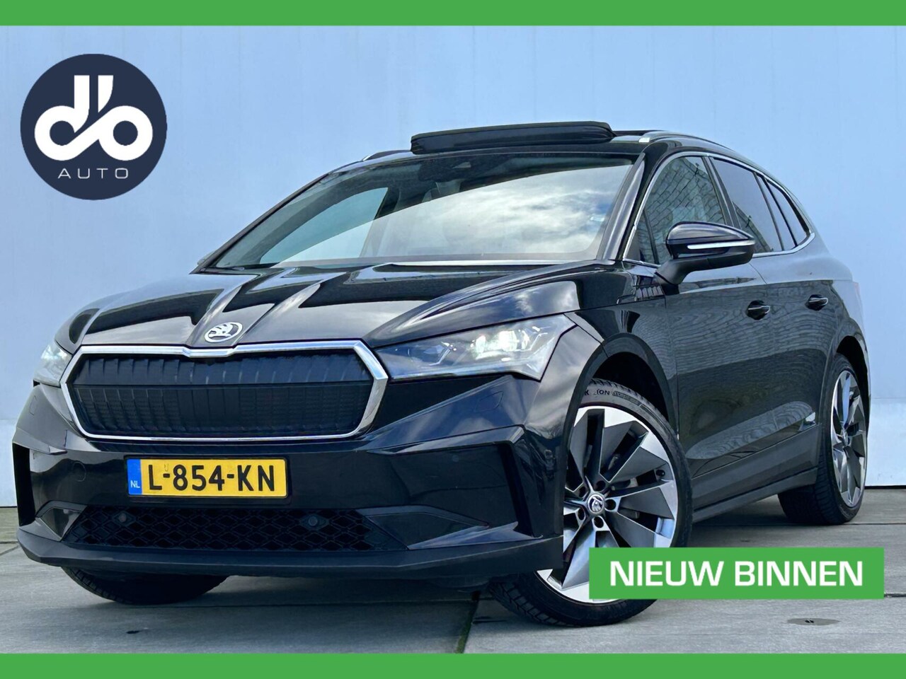 Skoda Enyaq iV - 80 Founders Edition Black INCL. BTW I PANO I FULL LED I ORG. NL + NAP - AutoWereld.nl