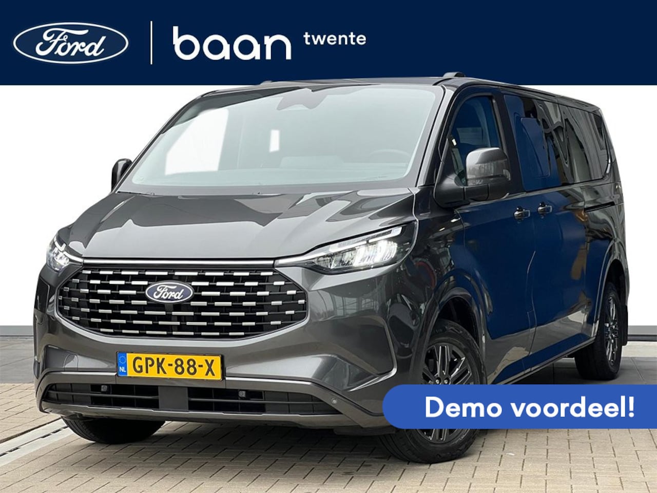 Ford Tourneo Connect - Custom PHEV 233PK Titanium L2 | Incl. BPM & BTW | DEMO VOORDEEL | 8 Persoons | Zeer Luxe | - AutoWereld.nl