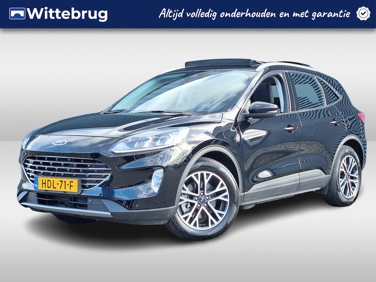 Ford Kuga - 2.5 PHEV Titanium X | Automaat | Panoramisch Schuifdak | Navigatie | Bluetooth | 2 Laadkab - AutoWereld.nl