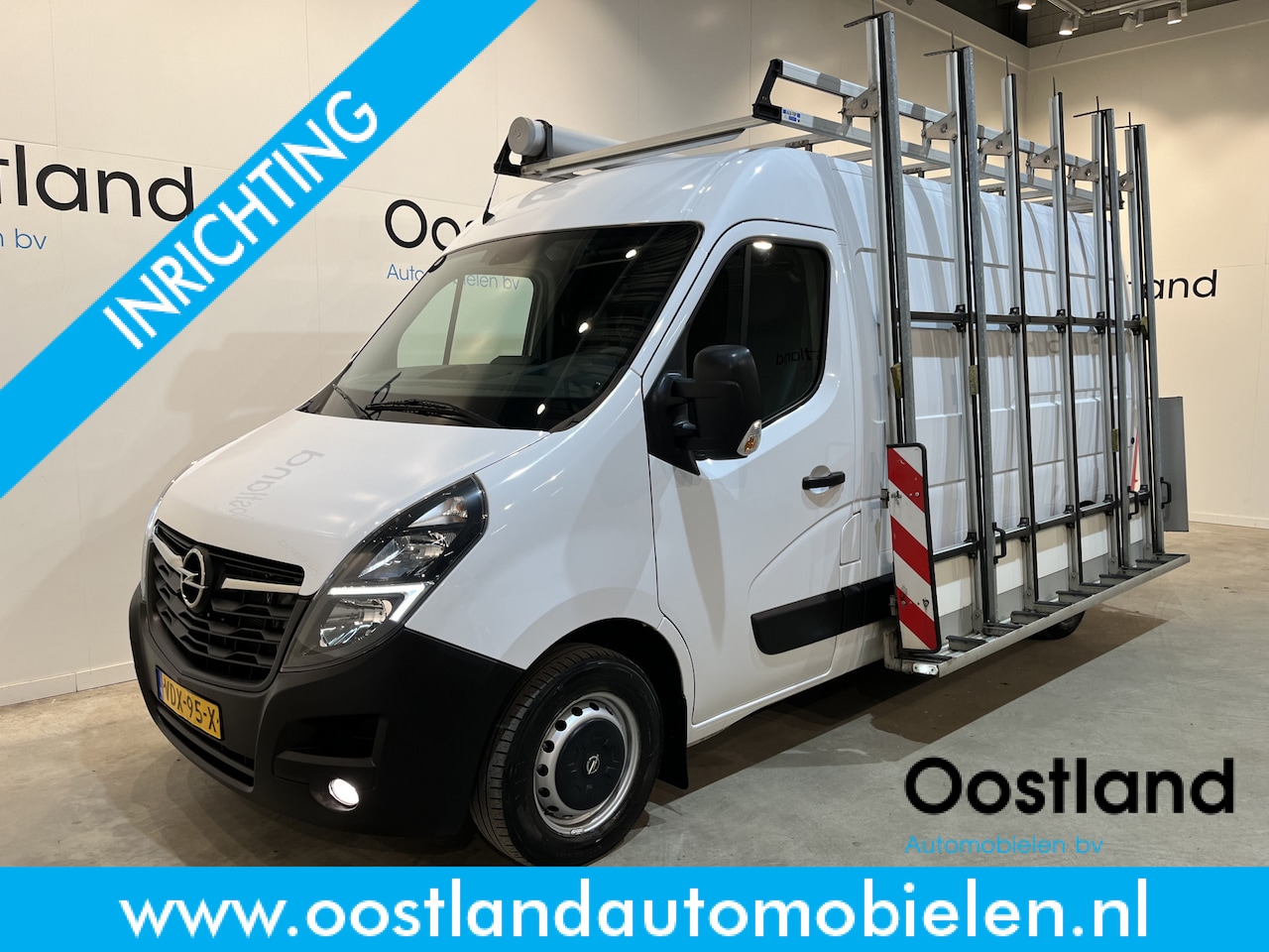 Opel Movano - 2.3 Turbo L2H2 136 PK Van den Born Glasresteel / Euro 6 / Airco / Glastransporter / 220V / - AutoWereld.nl