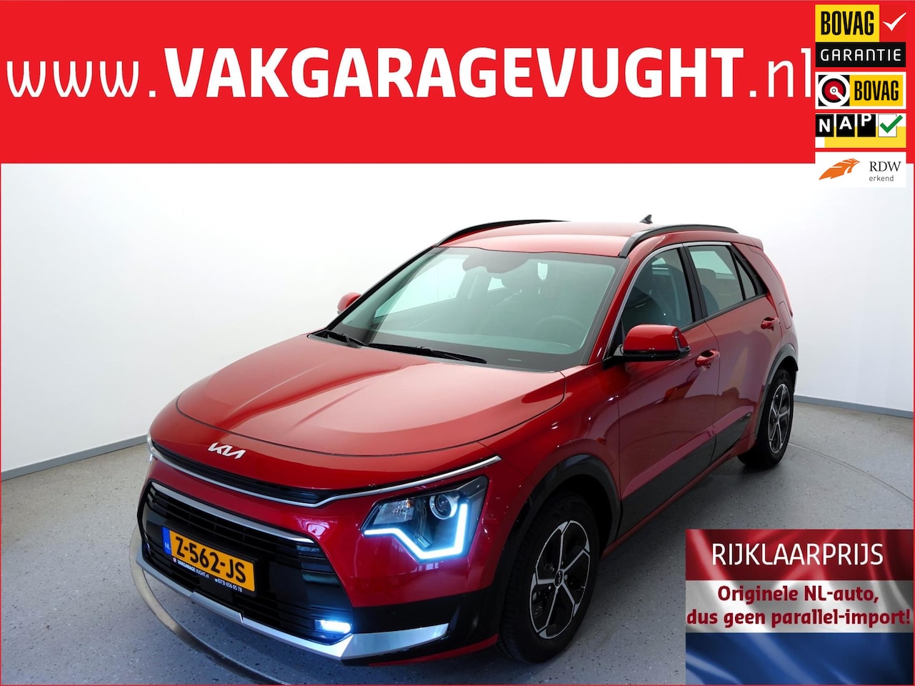 Kia Niro - Hybrid 1.6 GDi HEV "DynamicLine" AUTOMAAT - AutoWereld.nl