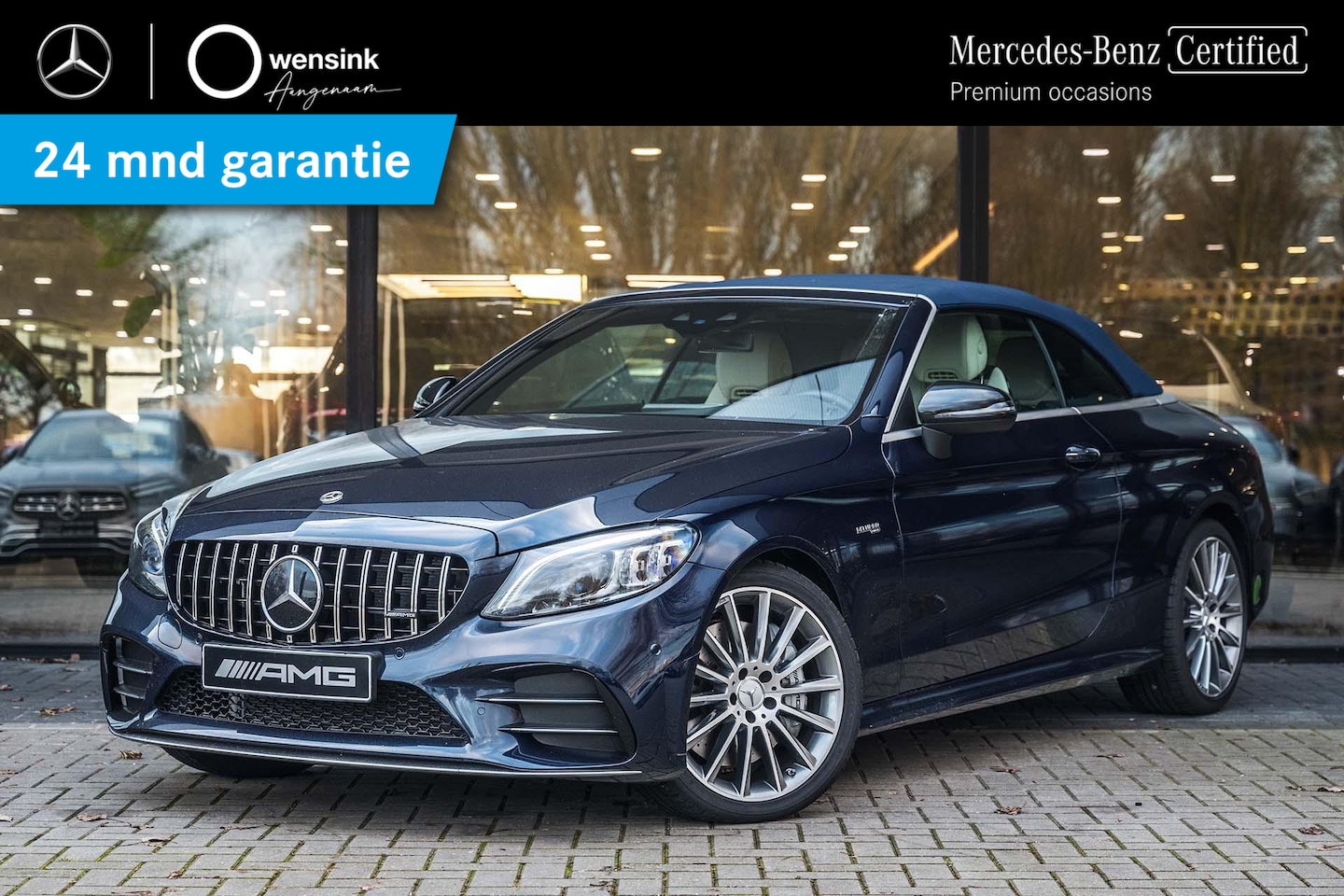 Mercedes-Benz C-klasse Cabrio - AMG 43 4MATIC | Achteruitrijcamera | Distronic plus | Sfeerverlichting | Keyless go | Burm - AutoWereld.nl