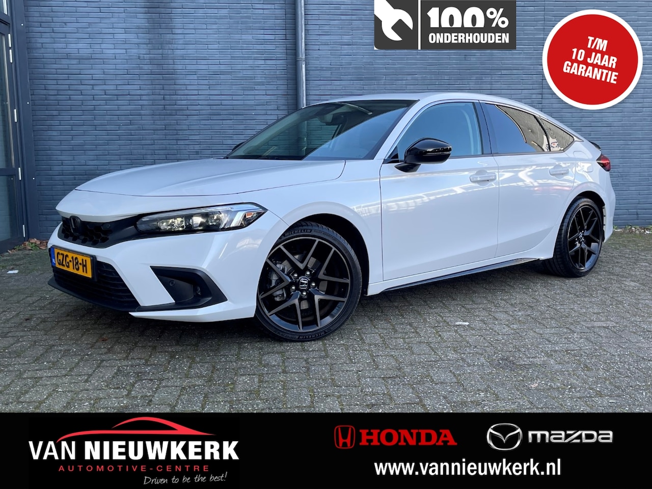 Honda Civic - 2.0 Hybrid 184PK Automaat Advance Sports Pack | Panoramadak | BOSE Audio | Leer | Digitaal - AutoWereld.nl