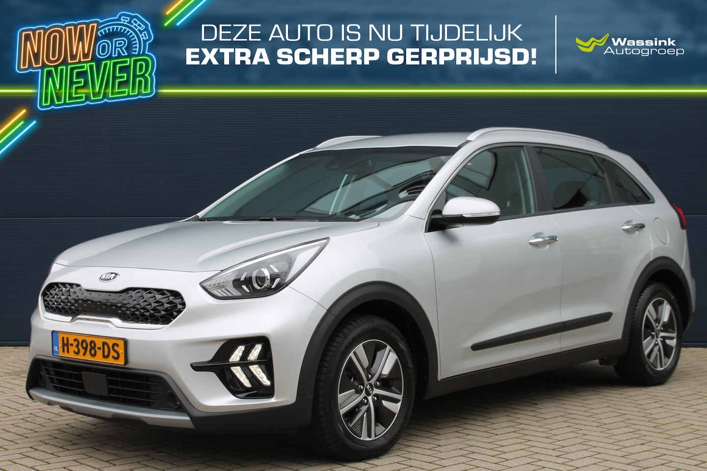 Kia Niro - 1.6 GDi Hybrid 141pk DCT6 DynamicLine I Navigatie I All Season banden - AutoWereld.nl