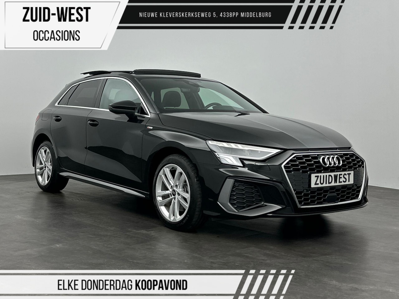 Audi A3 Sportback - 40 TFSI e S-Line Pano Matrix Camera ACC Lane - AutoWereld.nl