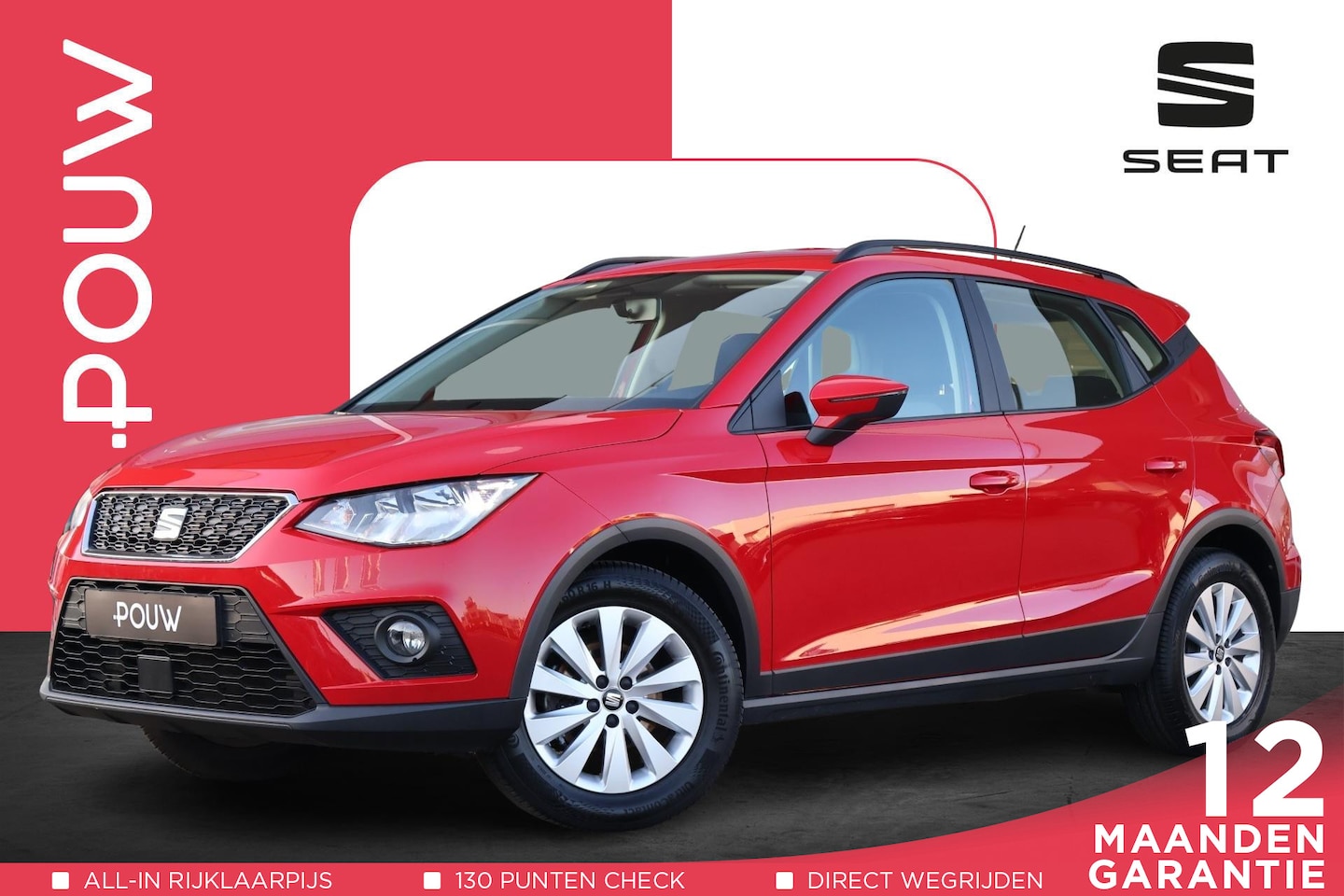 Seat Arona - 1.0 TSI 95pk Style | Android Auto/Apple Carplay | Afneembare Trekhaak | PDC - AutoWereld.nl