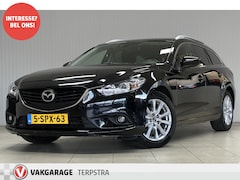 Mazda 6 Sportbreak - 2.2D Skylease/ Trekhaak/ Navi/ Clima/ Cruise/ Elek. pakket/ Isofix/ Bluetooth/ Armsteun/ M