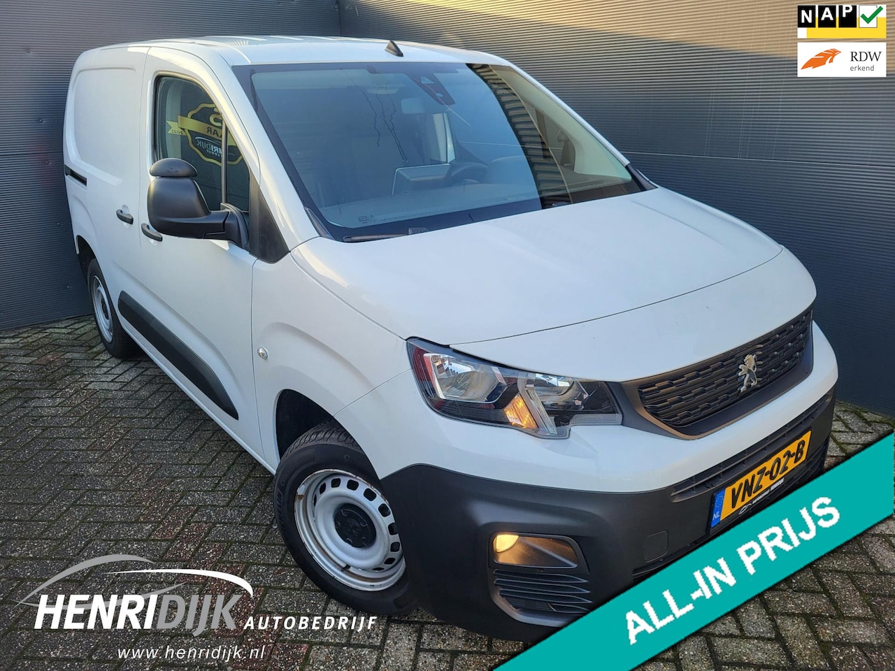 Peugeot Partner - 1.5 BlueHDI Premium Cruise / AC / DAB+ / Carplay - AutoWereld.nl