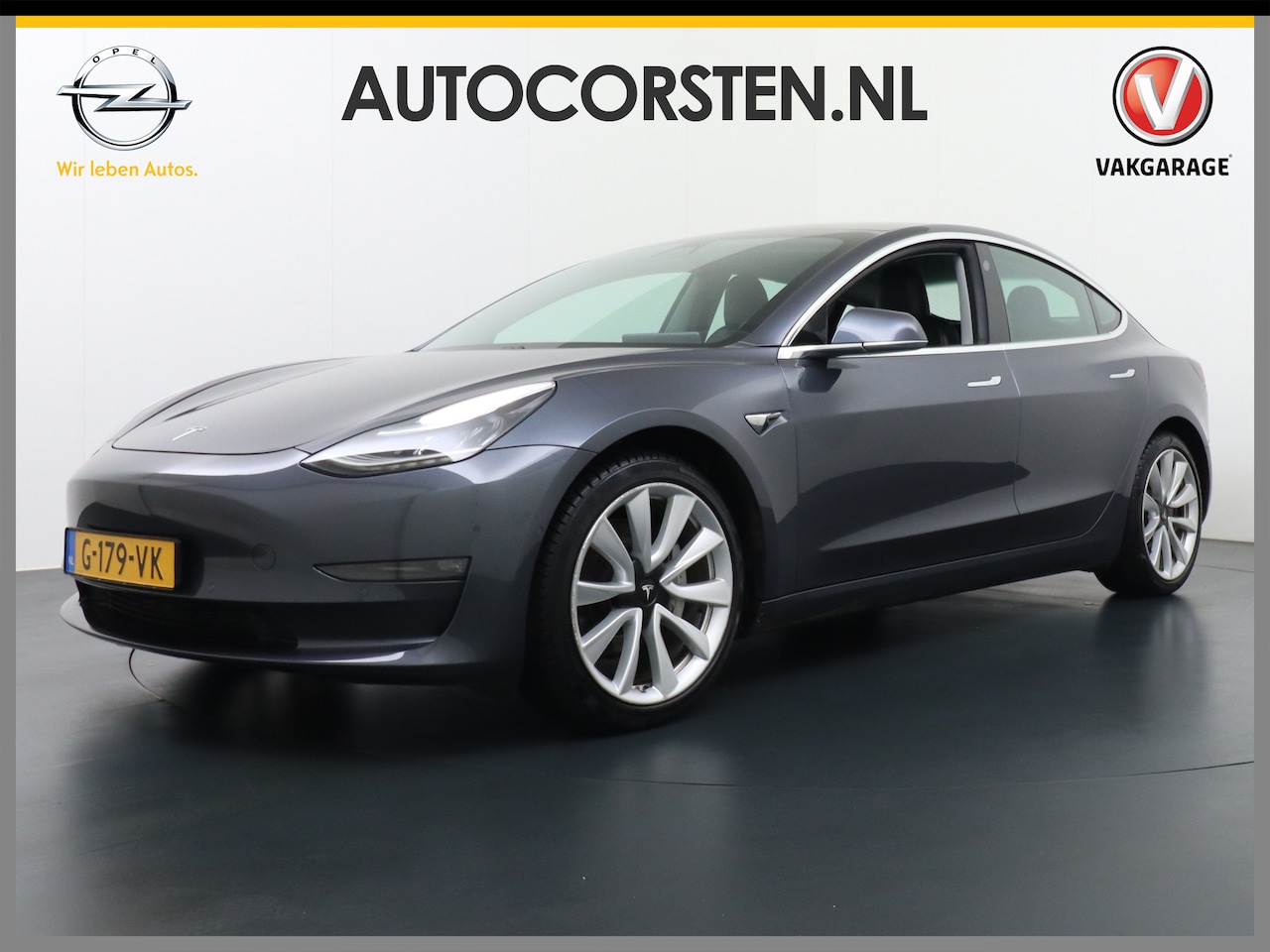 Tesla Model 3 - Long Range RWD Long Range 75kWh 463PK 19" FSD-Full Self Driving Computer-3 Premium Audio 4wd 18" Lmv Auto - AutoWereld.nl