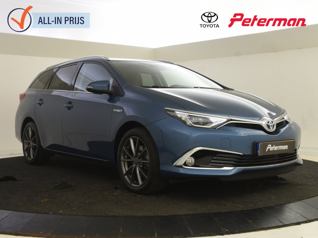 Toyota Auris Touring Sports - 1.8 Hybrid Lease Exclusive Vol Leder | Parkeersensoren | Naviga - AutoWereld.nl