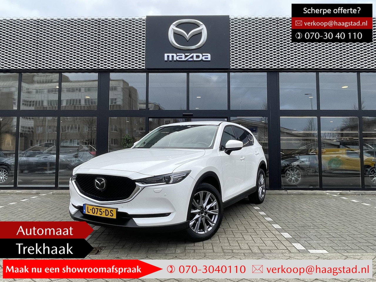 Mazda CX-5 - 2.0 SkyActiv-G 165 Luxury Wegklapbare trekhaak / Dealer onderhouden / 1e eigenaar - AutoWereld.nl