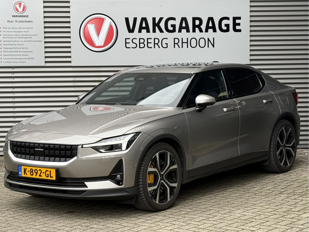 Polestar 2 - Long Range Dual Motor Launch Edition 78kWh PERFORMANCE PACK PANO,NAVI/360CAM,ELEKTR.STOELE - AutoWereld.nl