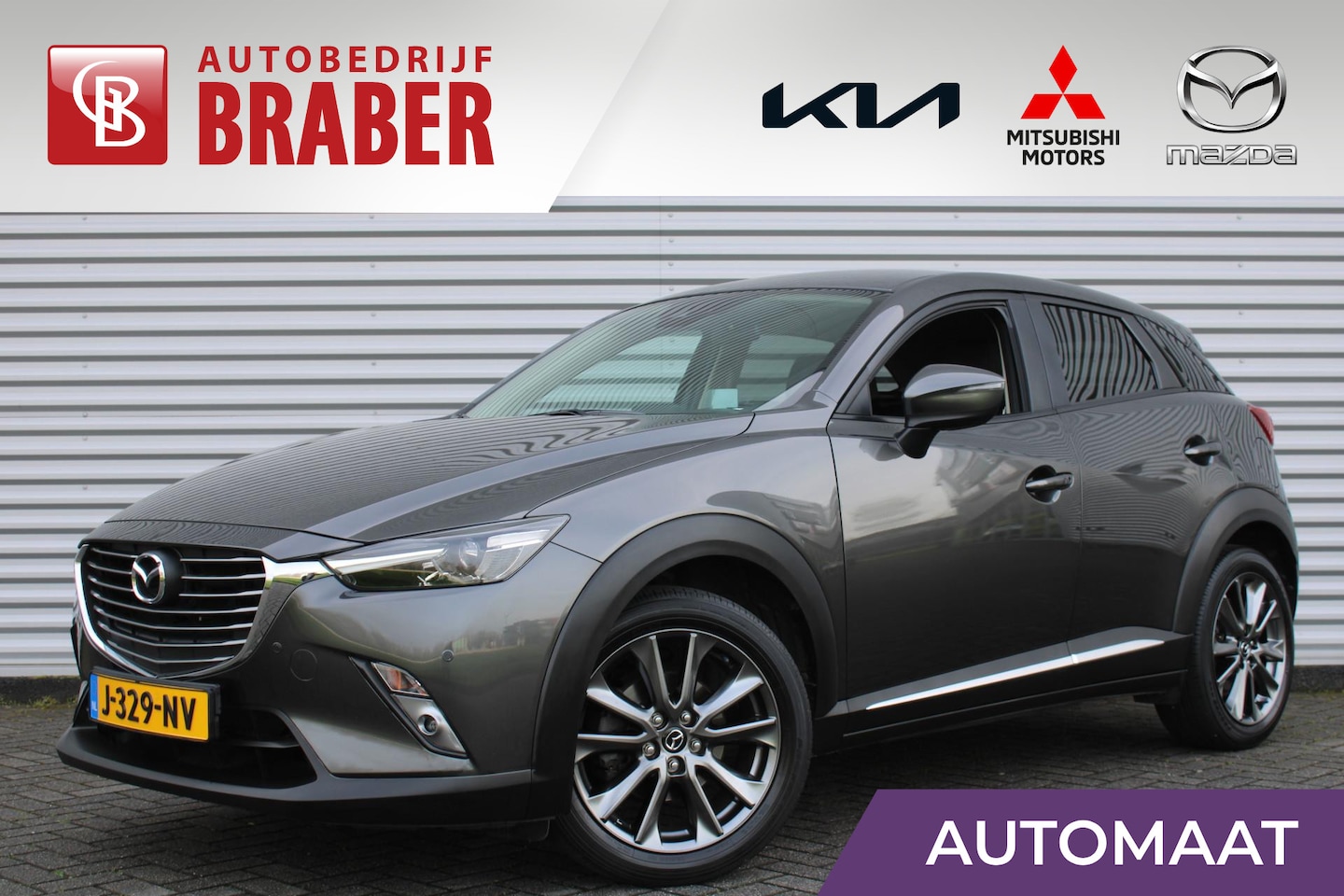 Mazda CX-3 - 2.0 SkyActiv-G 120PK GT-Luxury | Leer | Navi | 18" LM | PDC | Cruise | Airco | - AutoWereld.nl