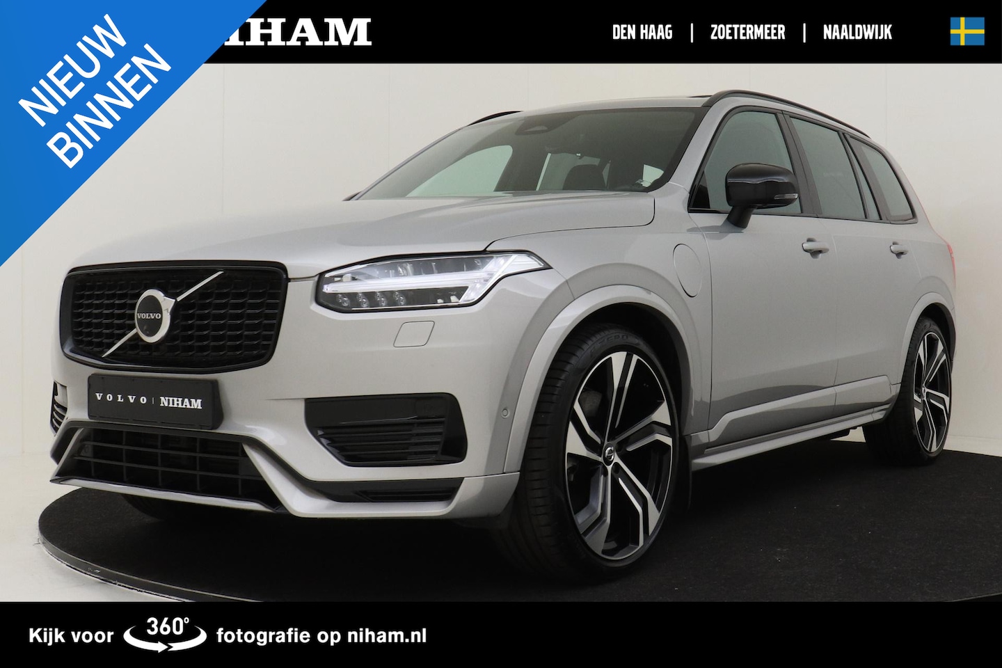 Volvo XC90 - T8 PLUG-IN HYBRID AWD ULTRA DARK -PANO.DAK|360°CAM|BOWERS&WILKINS|LUCHTVERING|TREKHAAK|22" - AutoWereld.nl