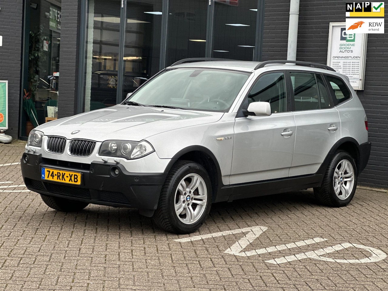 BMW X3 - 2.5i High Executive/LEDER/NAVI/STOELVERWARMING/NETTE STAAT!! - AutoWereld.nl