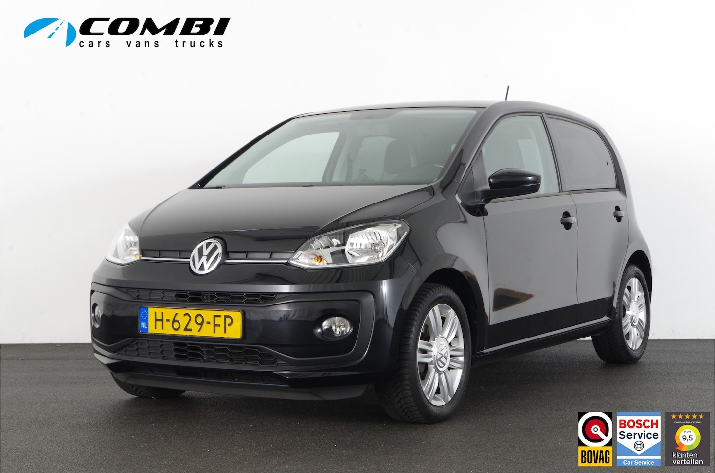 Volkswagen Up! - 1.0 BMT high up! > 75pk/stoelverwarming/cruis control/sfeerverlichting/LM velgen... - AutoWereld.nl