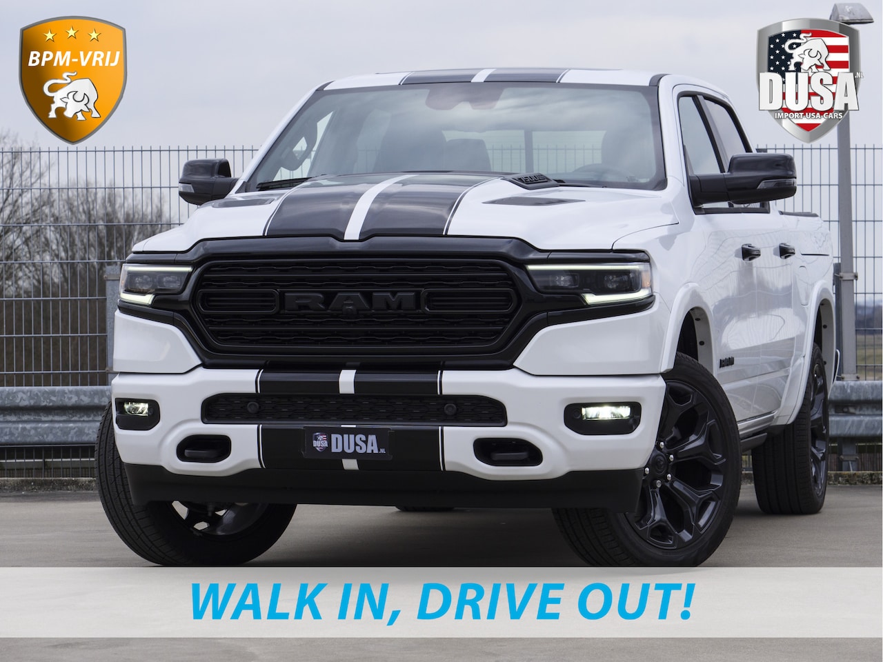 Dodge Ram 1500 - | Limited 5.7 V8 HEMI E-torque | INCL BPM-VOORDEEL | Panoramadak  | Luchtvering | RAMBOX | - AutoWereld.nl