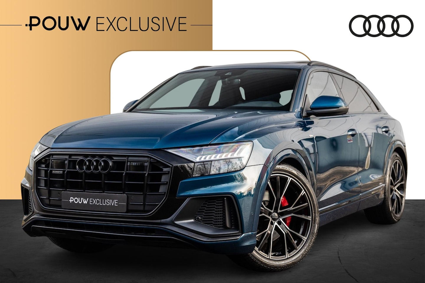 Audi Q8 - 55 TFSI 340pk Quattro Pro Line Plus | Panoramadak | Luchtvering Sport | 4 Wielbesturing | - AutoWereld.nl