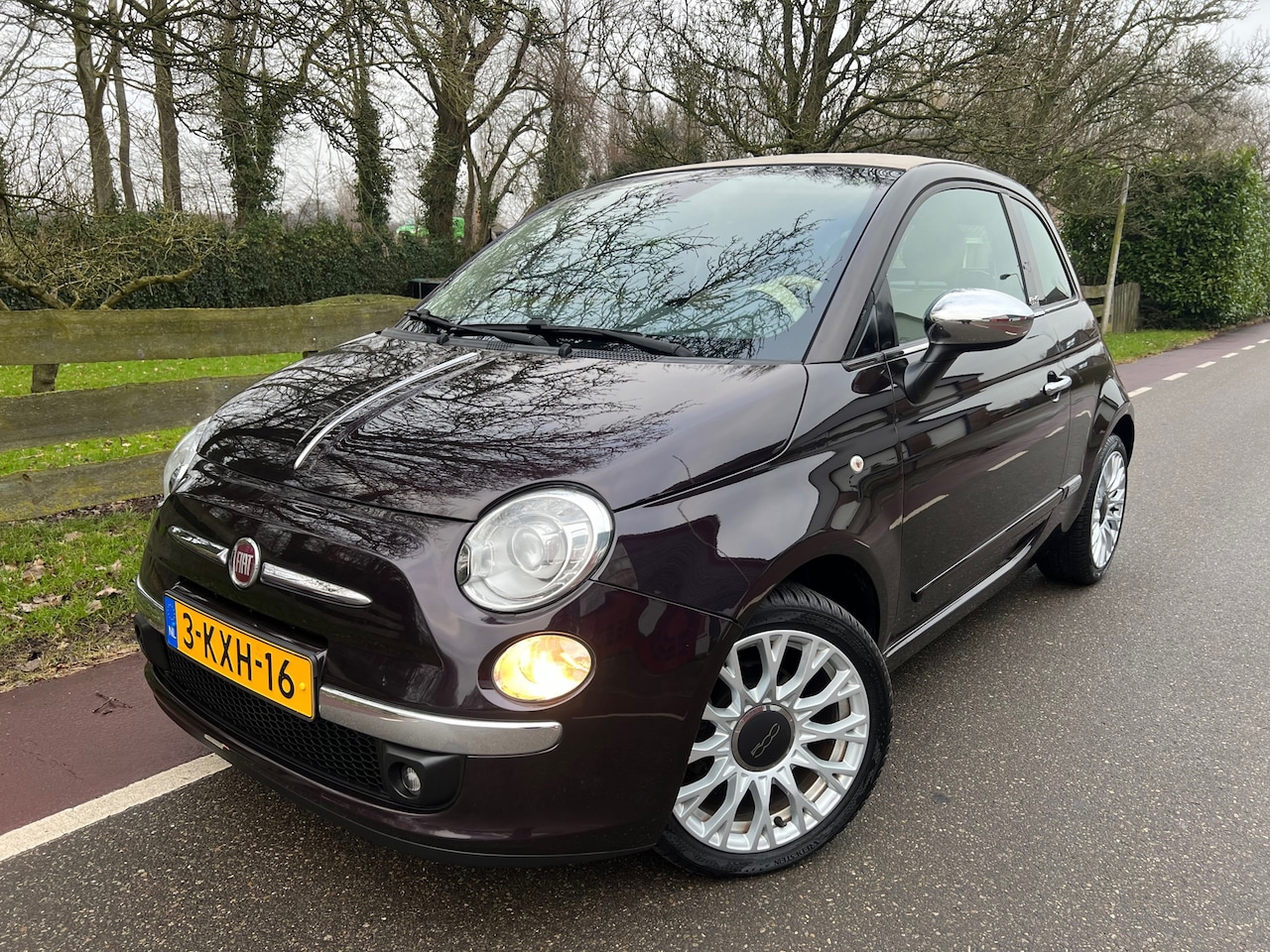 Fiat 500 C - 0.9 TwinAir Lounge Cabrio Leder - AutoWereld.nl