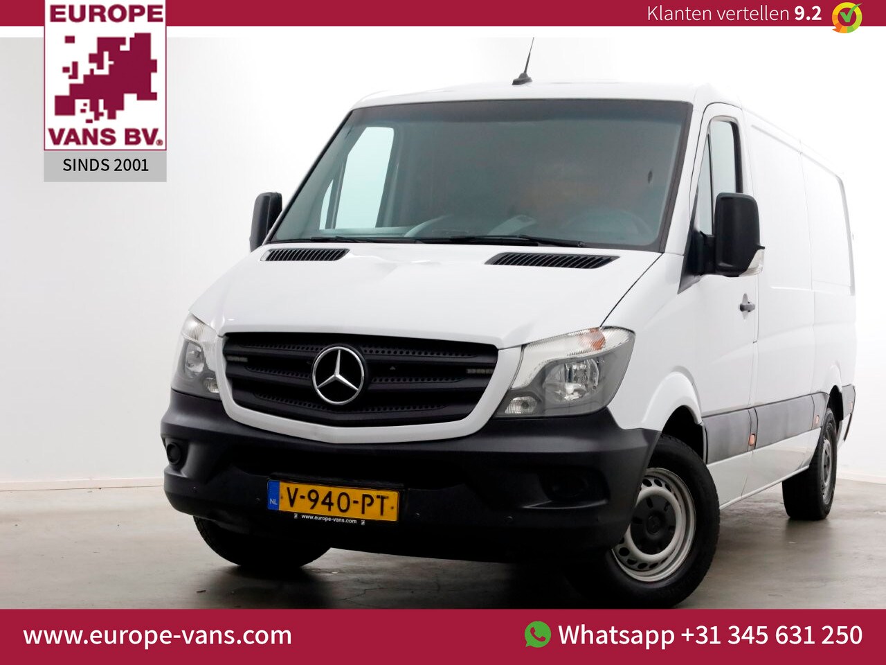 Mercedes-Benz Sprinter - 316 CDI 163pk E6 L2H1 7G Automaat Airco/Trekhaak 2800kg 06-2018 - AutoWereld.nl