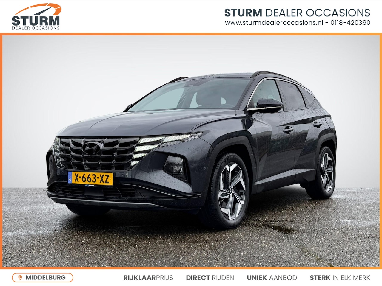 Hyundai Tucson - 1.6 T-GDI HEV Premium 1.6 T-GDI HEV Premium - AutoWereld.nl