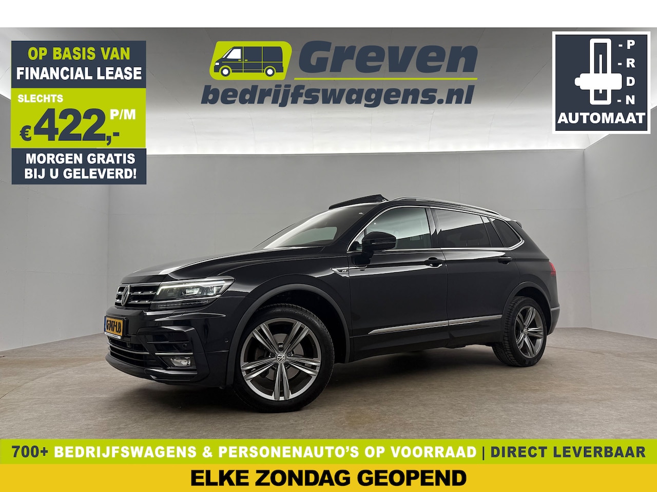 Volkswagen Tiguan - 1.5 TSI R-line 150PK DSG | ACC Camera Carplay Pano LED Trekhaak Virtual 19"LMV Navi Massag - AutoWereld.nl