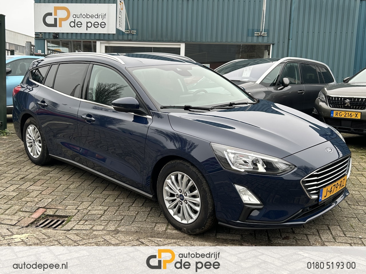 Ford Focus Wagon - 1.0 EcoBoost Titanium X Business GARANTIE/AUTOMAAT/CARPLAY/CLIMA/CRUISE/NAVI/CAMERA/LICHTM - AutoWereld.nl