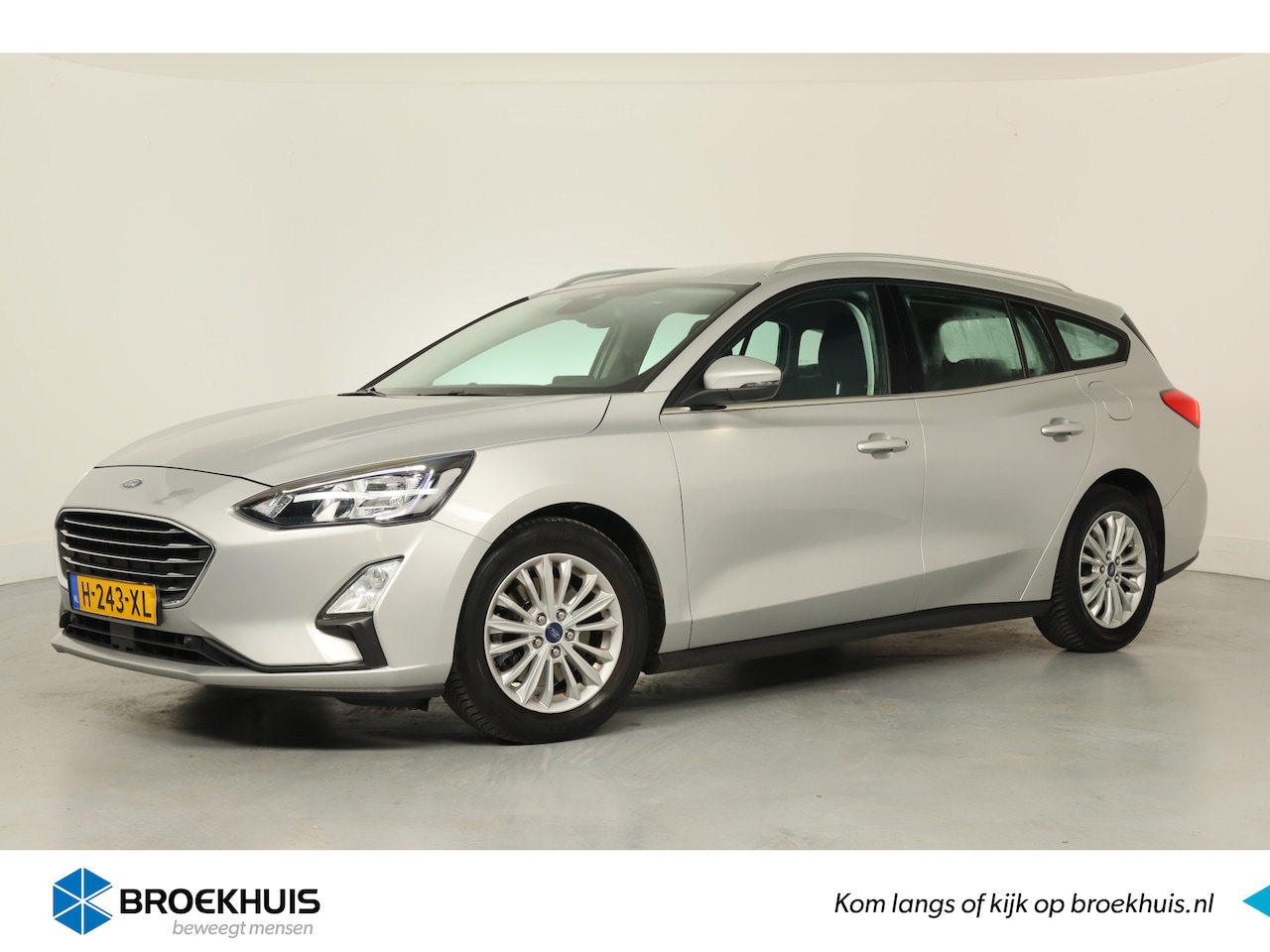 Ford Focus Wagon - 1.0 EcoBoost Titanium Business Automaat! | Dealer Onderhouden! | LED | Navi | Clima | Keyl - AutoWereld.nl