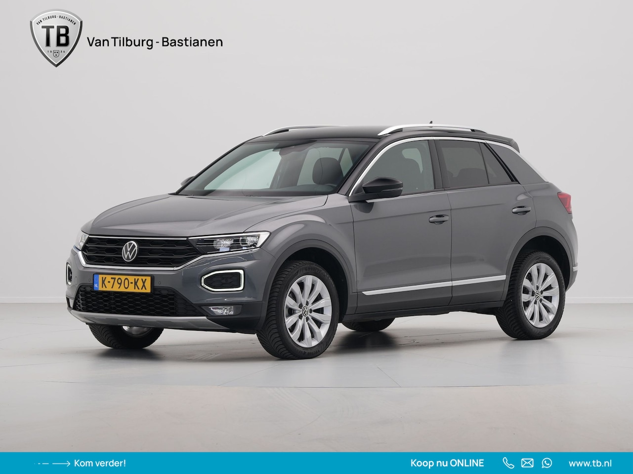 Volkswagen T-Roc - 1.5 TSI 150pk DSG Sport Navigatie Camera Stoelverwarming El. Klep 305 - AutoWereld.nl