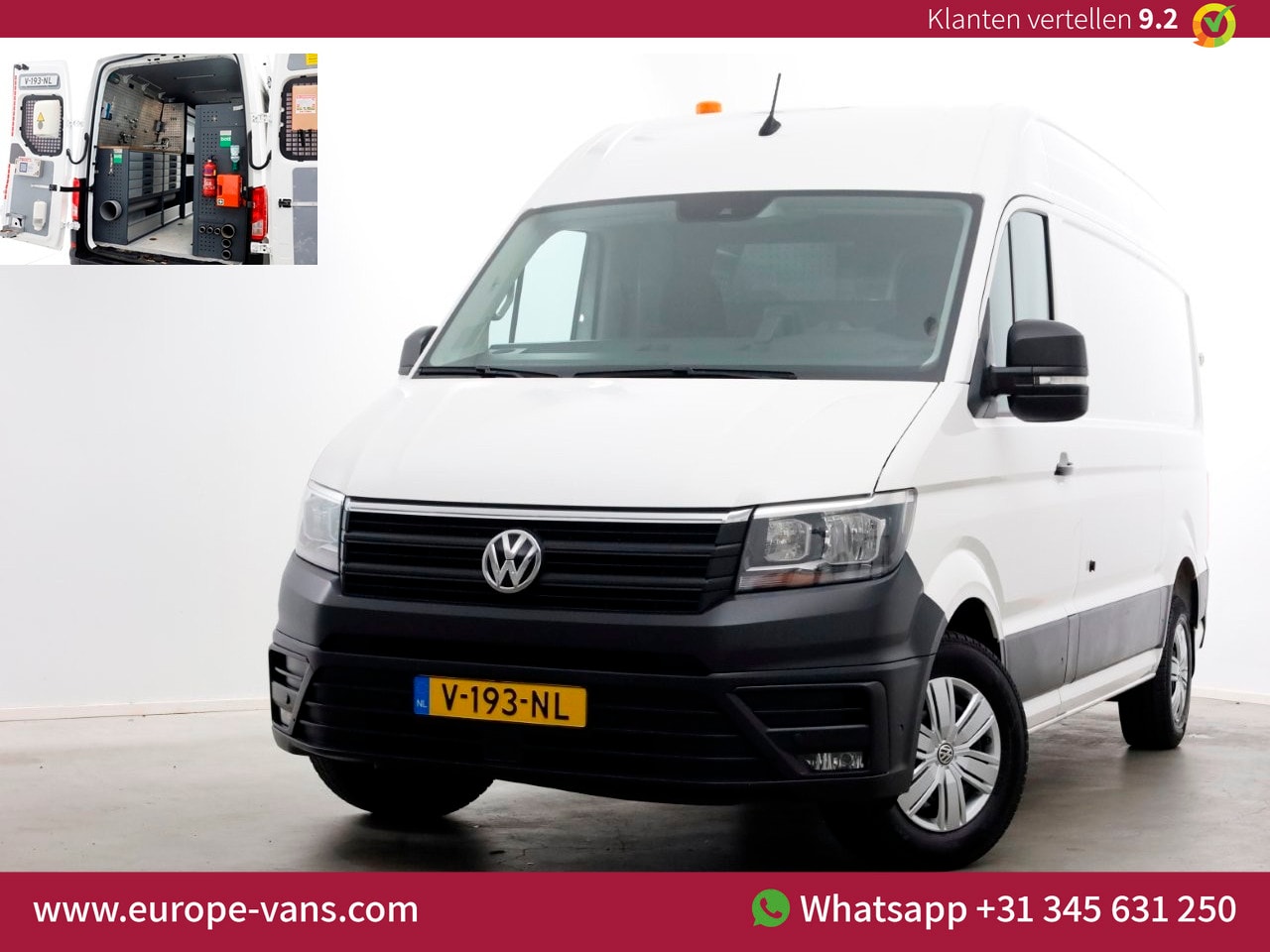 Volkswagen Crafter - 35 2.0 TDI 140pk E6 L3H3 (L2H2) Comfortline Navi/Camera/Inrichting 04-2018 - AutoWereld.nl