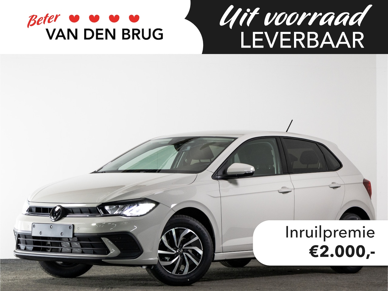 Volkswagen Polo - 1.0 TSI 95 PK Life Edition | Parkeersensoren | App Connect | Adaptieve Cruise | Airco | - AutoWereld.nl